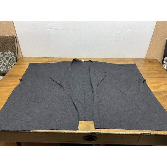 Lululemon Cardigan Women One Size OS Gray After Asana Wrap Studio Cashmere Blend - Picture 3 of 11
